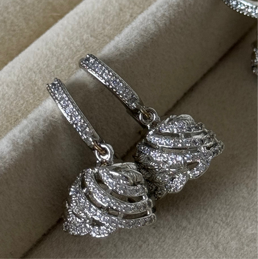 Silver Jhumki