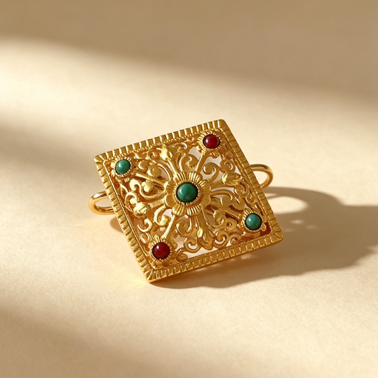 Rhombus Brooch