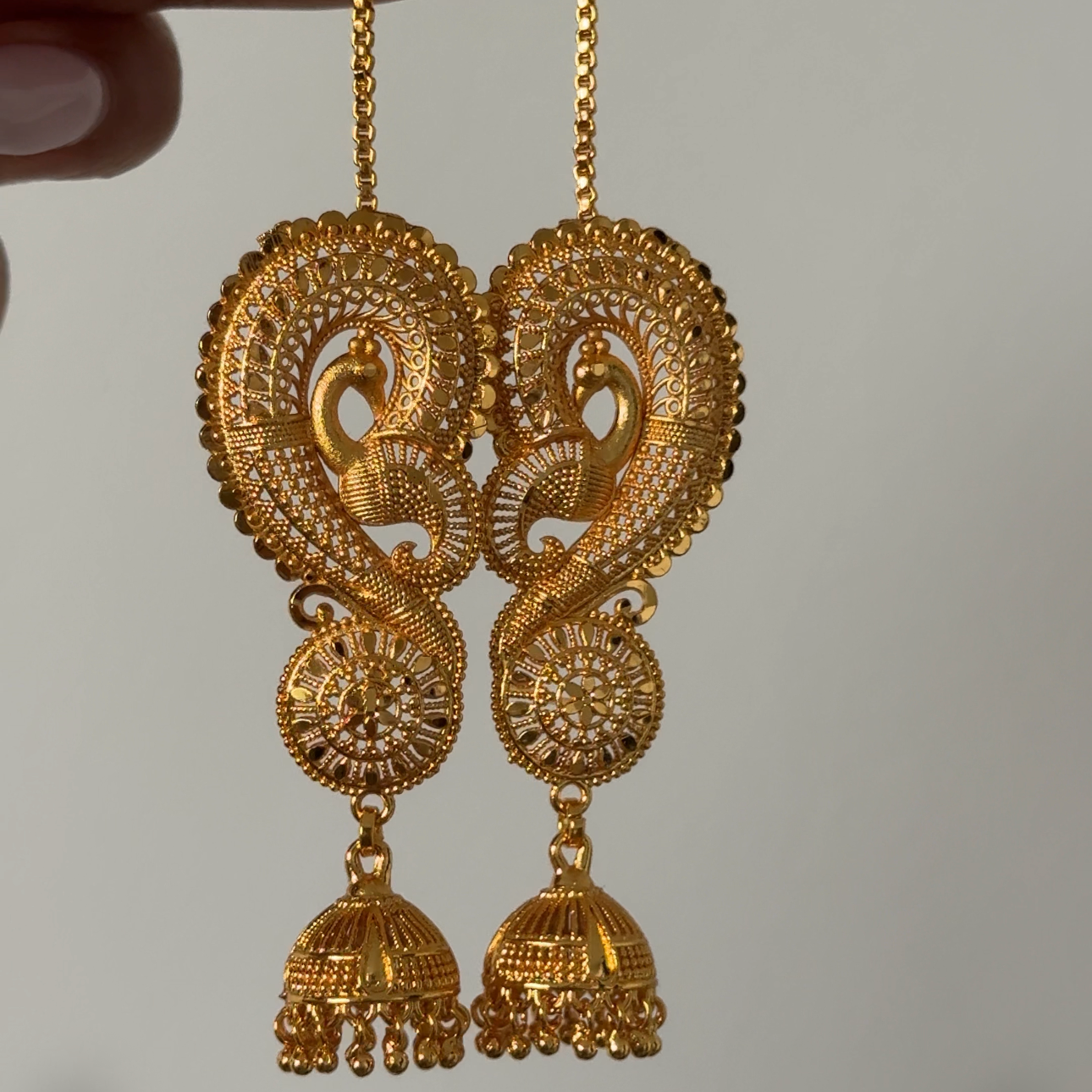 Peacock Ear Cuff