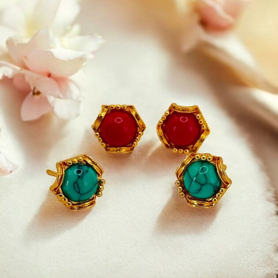 Vintage Diana Ear Studs