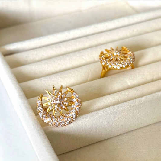 Chandrasurya Adjustable Ring