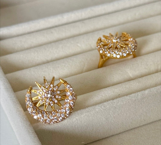 Chandrasurya Adjustable Ring