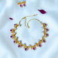 Ruby Ad Necklace set