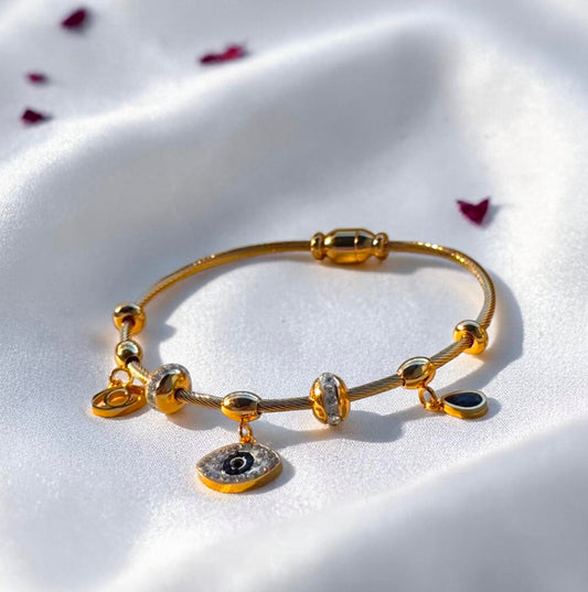 Evil Eye Bracelet Sapphire charms