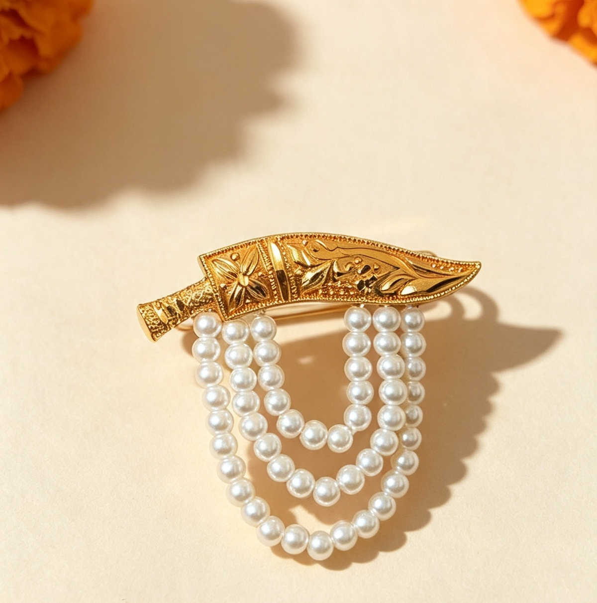 Gorkhe Khukuri Brooch