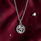 Silver OM pendant