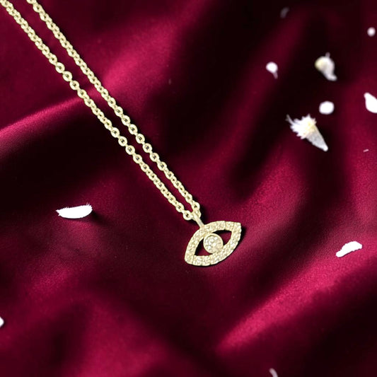 Pure Silver Evil Eye Pendant