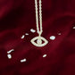 Pure Silver Evil Eye Pendant