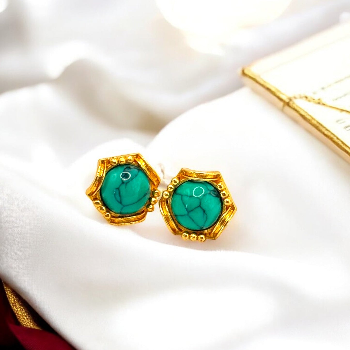 Vintage Diana Ear Studs
