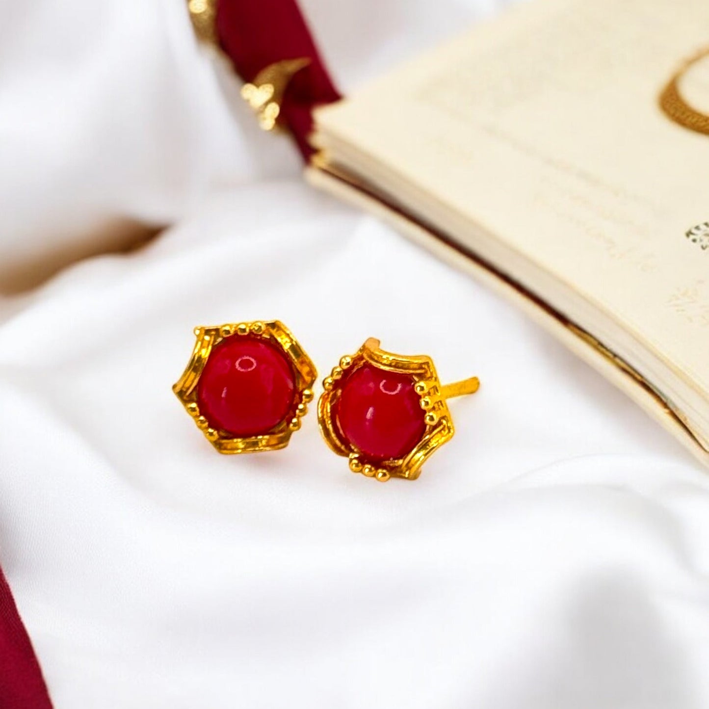 Vintage Diana Ear Studs