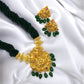 Rajyalaxmi Antique set Emerald